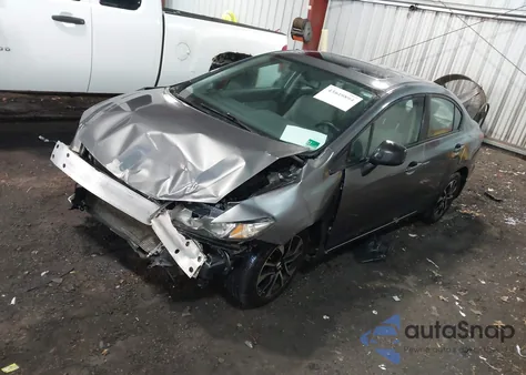 2013 Honda Civic Ex-L z USA, uszkodzony, nr VIN 19XFB2F9XDE049998